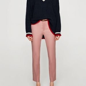 New skinny belted trousers